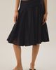BDG BDG UO Olga Drop Waist Bustled Godet Midi Skirt in Black, Women's at Urban Outfitters - 2