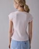 BDG BDG V-Neck Short Sleeve Spill The Tee in Mauve, Women's at Urban Outfitters - 3