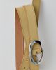 BDG BDG Wavy Oval Buckle Leather Belt in Brown, Women's at Urban Outfitters - 2