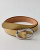 BDG BDG Wavy Oval Buckle Leather Belt in Brown, Women's at Urban Outfitters - 3