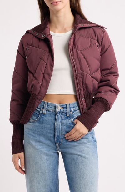 BDG Urban Outfitters BDG Urban Outfitters Asymmetrical Quilted Puffer Jacket