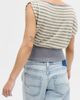 BDG Urban Outfitters BDG Urban Outfitters Bailey Stripe Boat Neck Crop Top - 2