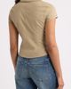 BDG Urban Outfitters BDG Urban Outfitters Blake Military Short Sleeve Top - 2