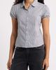 BDG Urban Outfitters BDG Urban Outfitters Clover Stripe Short Sleeve Button-Up Shirt - 1