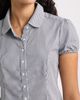 BDG Urban Outfitters BDG Urban Outfitters Clover Stripe Short Sleeve Button-Up Shirt - 4
