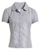 BDG Urban Outfitters BDG Urban Outfitters Clover Stripe Short Sleeve Button-Up Shirt - 5