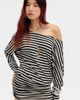 BDG Urban Outfitters BDG Urban Outfitters Destiny Stripe Off the Shoulder Minidress - 4