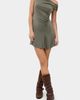 BDG Urban Outfitters BDG Urban Outfitters Fia Ruched Off the Shoulder Minidress - 1