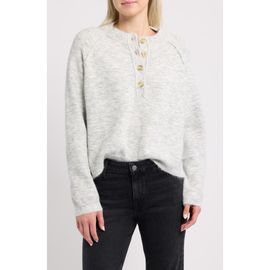 BDG Urban Outfitters BDG Urban Outfitters Half Placket Crewneck Sweater