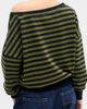 BDG Urban Outfitters BDG Urban Outfitters Kurt Striped Off the Shoulder Top - 2