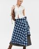 BDG Urban Outfitters BDG Urban Outfitters Nadine Stripe Ruched Seam Button-Up Top - 4