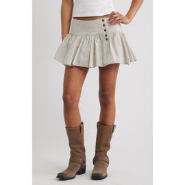 BDG Urban Outfitters BDG Urban Outfitters Olga Stripe Cotton Miniskirt