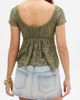 BDG Urban Outfitters BDG Urban Outfitters Piper Asymmetric Hem Stretch Lace Top - 2