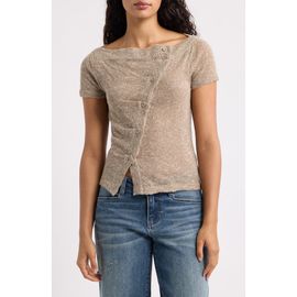 BDG Urban Outfitters BDG Urban Outfitters Rue Asymmetrical Button Top
