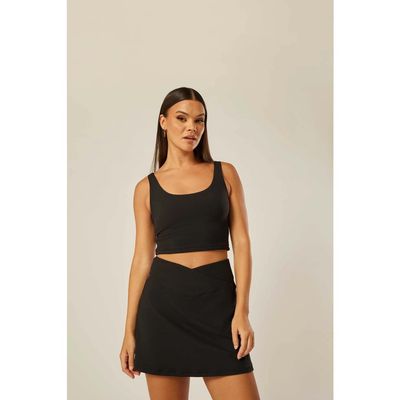 Be Athletica Be Athletica Stretch Scoop Neck Twist-Back Vest