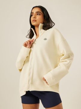 Be Athletica Be Athletica Varsity Athletica Full Zip Sweatshirt