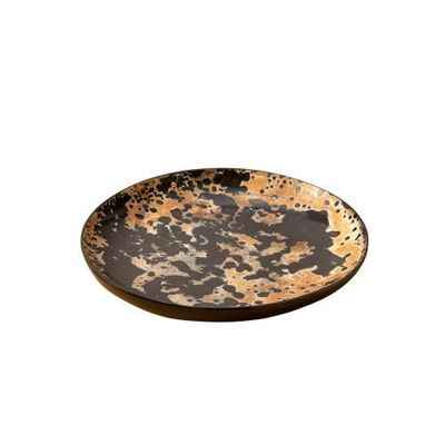 Be Home Be Home Horn Appetizer Speckled Plate