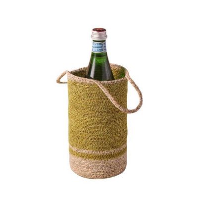 Be Home Be Home Hydra Woven Seagrass Bottle Holder