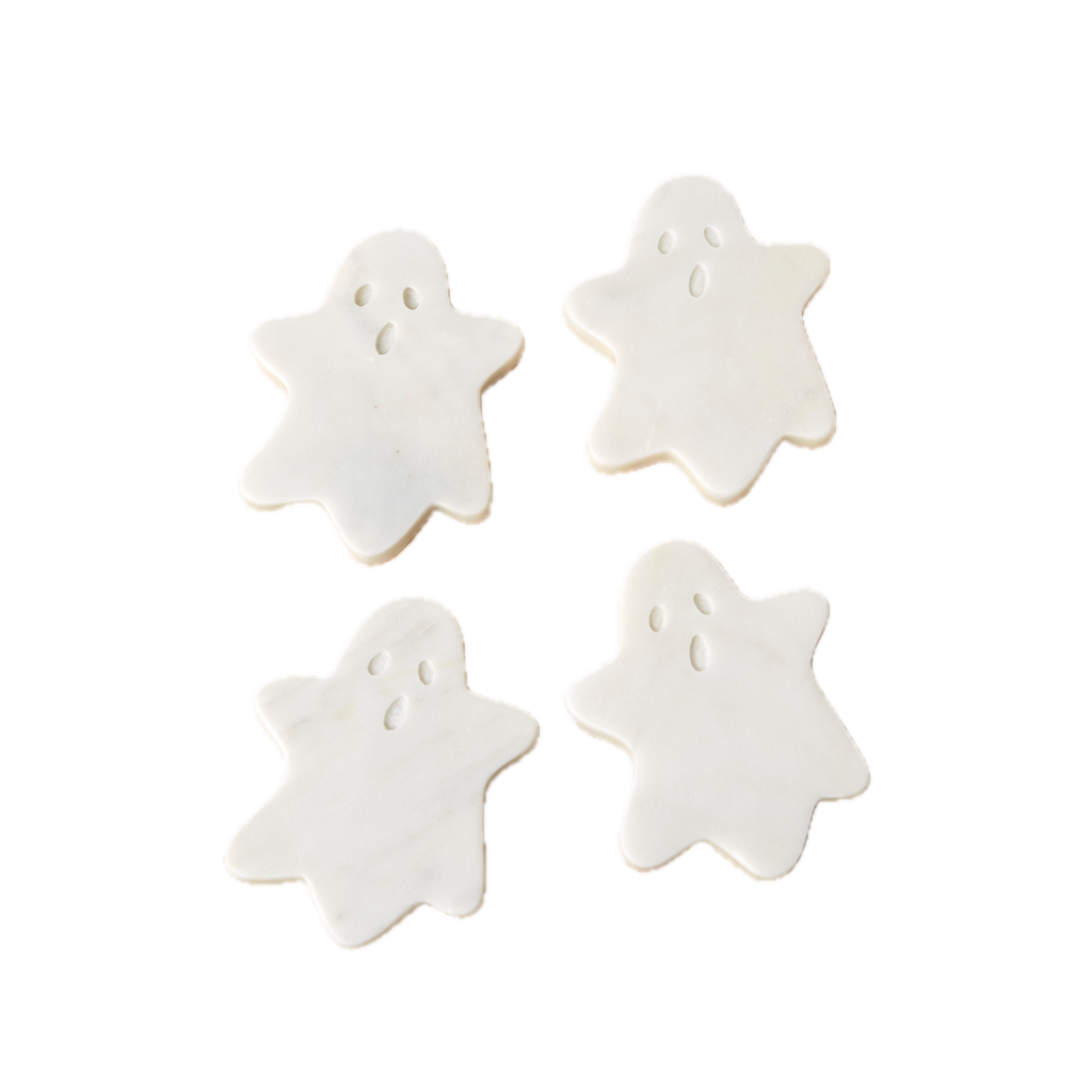 Be Home Be Home Marble Ghost Coasters - Set of 4 