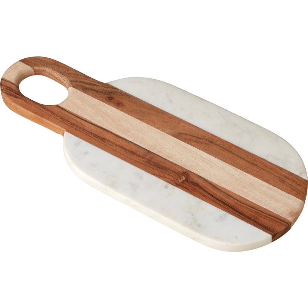 Be Home Be Home Moa Marble & Wood Oval Board 