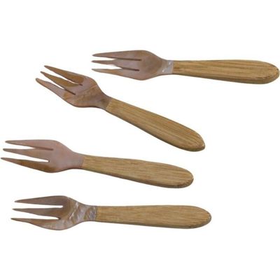 Be Home Be Home Serin Shell Cocktail Forks - Set of 4