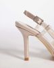 Be Mine Be Mine Anica slingback heeled shoes with bow in blush satin-pink - 3