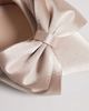 Be Mine Be Mine Anica slingback heeled shoes with bow in blush satin-pink - 4