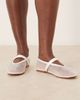 Be Mine Be Mine Bridal Aahana mesh ballet flats in ivory-White - 1