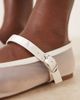 Be Mine Be Mine Bridal Aahana mesh ballet flats in ivory-White - 2