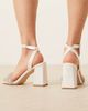 Be Mine Be Mine Bridal Ada heeled sandals in ivory-White - 4