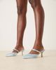 Be Mine Be Mine Bridal Demina heeled mules in blue satin - 4