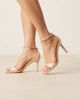 Be Mine Be Mine Bridal Lysha heeled sandals with embellished strap in rose satin-pink - 1
