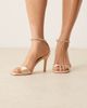 Be Mine Be Mine Bridal Lysha heeled sandals with embellished strap in rose satin-pink - 4