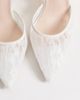Be Mine Be Mine Bridal Reema block heeled shoes with bow detailing in ivory lace-White - 2