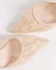 Be Mine Be Mine Bridal Reema block heeled shoes with bow detailing in rose lace-pink - 4