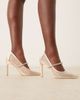 Be Mine Be Mine Bridal Vivian embellished heeled pumps in rose mesh-pink - 1
