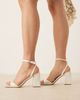 Be Mine Be Mine Bridal Wink 2 heeled sandals in ivory satin-White - 3