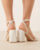 Be Mine Be Mine Bridal Wink 2 heeled sandals in ivory satin-White - 4