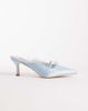 Be Mine Be Mine Sabrina kitten heel mules in blue lace - 1