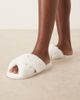 Be Mine Be Mine slippers with pearls in ivory-White - 1