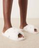Be Mine Be Mine slippers with pearls in ivory-White - 4