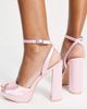 Be Mine Be Mine Vanyaa platform heeled shoes in blush-Pink - 2