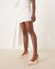 Be Mine Wide Fit Be Mine Wide Fit Almeria slingback heeled pumps with bow detail in satin blush-pink - 2