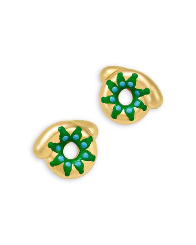 Bea Bongiasca Bea Bongiasca Stud Earrings in 9K Yellow Gold