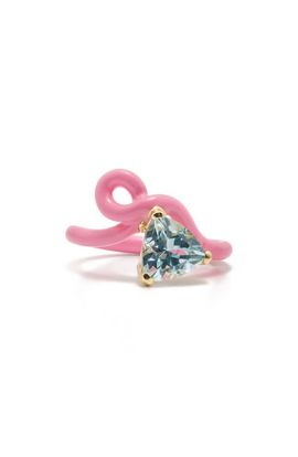 Bea Bongiasca Bea Bongiasca Vine Enamel & Gemstone Ring