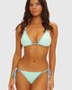 Beach Bunny Swimwear Beach Bunny Swimwear Striped Harbor Tie Side Skimpy Bikini Bottom in Aqua, Women's at Urban Outfitters - 4