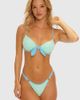 Beach Bunny Swimwear Beach Bunny Swimwear Striped Harbor Underwire Bikini Top in Aqua, Women's at Urban Outfitters - 5