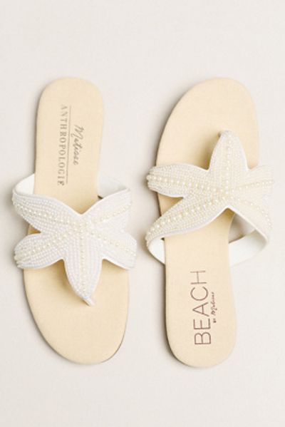 Beach by Matisse Sand Dollar Beaded Sandals