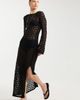 Beach Life by Gottex Beach Life by Gottex Rama Open Back Crochet Maxi Dress Cover-Up - 3