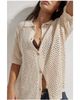 Beach Life by Gottex Beach Life by Gottex Robbie Crochet Collared Beach Top - 5